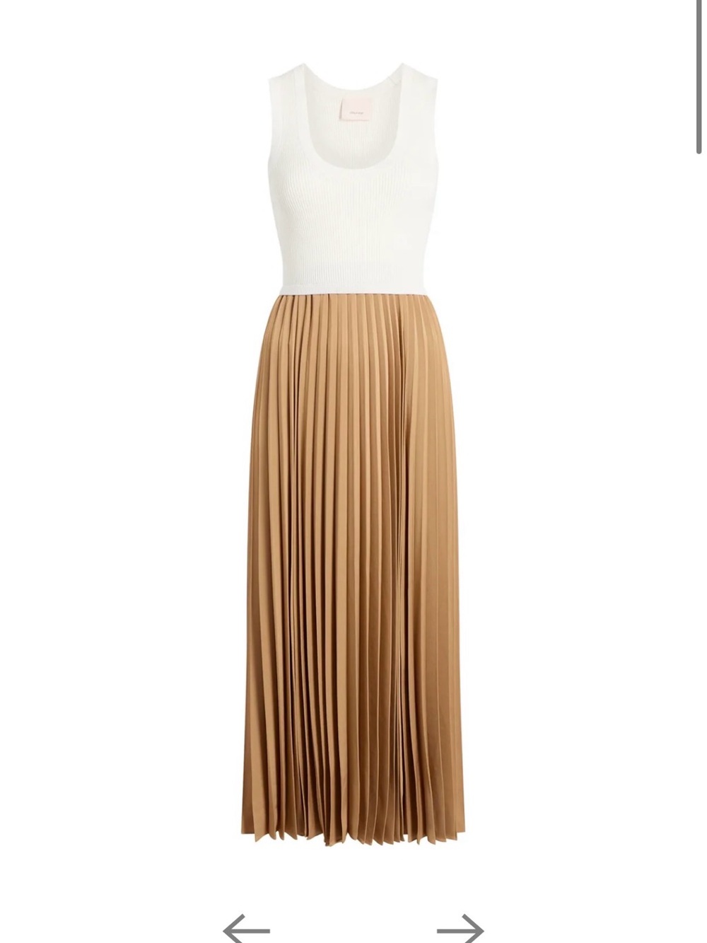 Cinq a Sept Parma Dress XS white/brown sugar